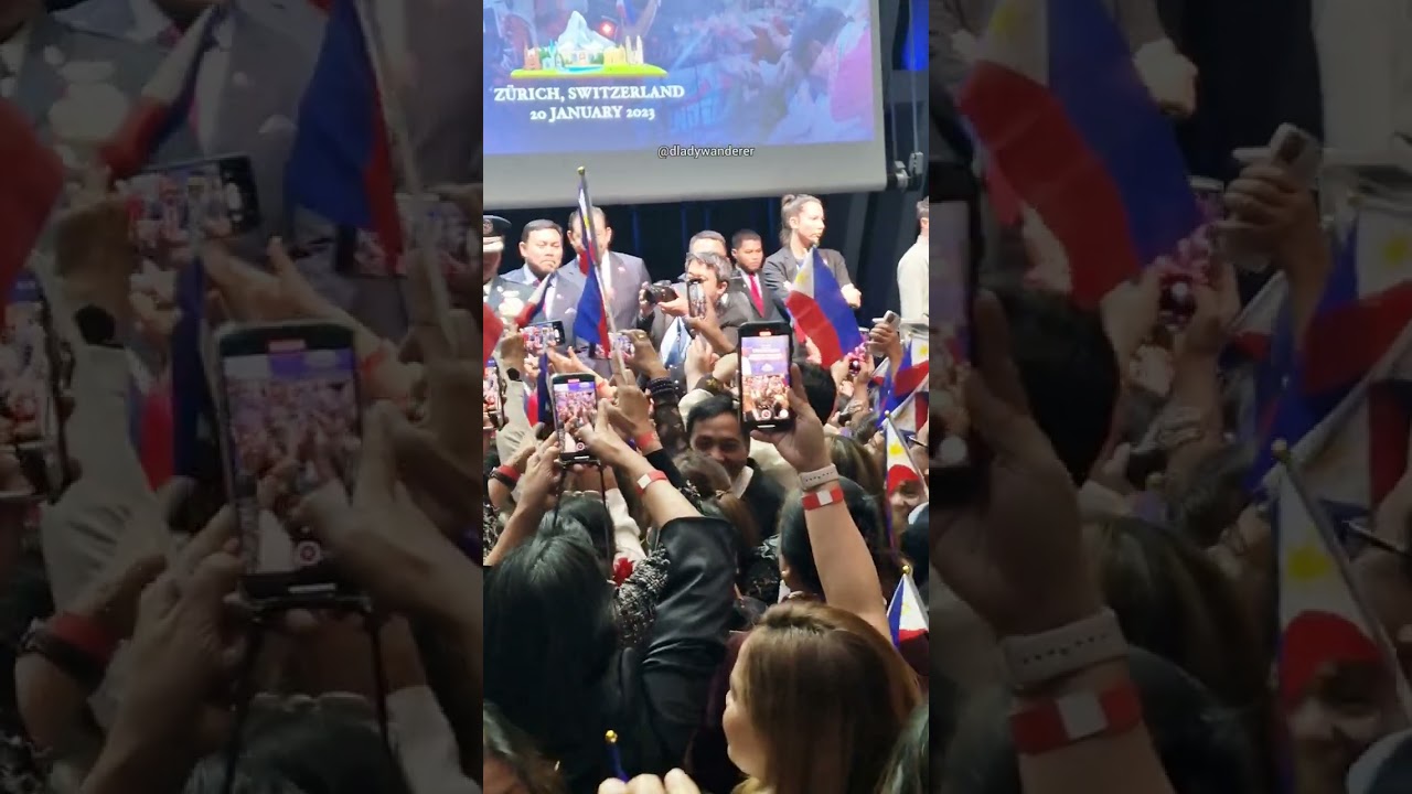 Lucky Filipinos in SWITZERLAND meet President Bongbong Marcos 🥰