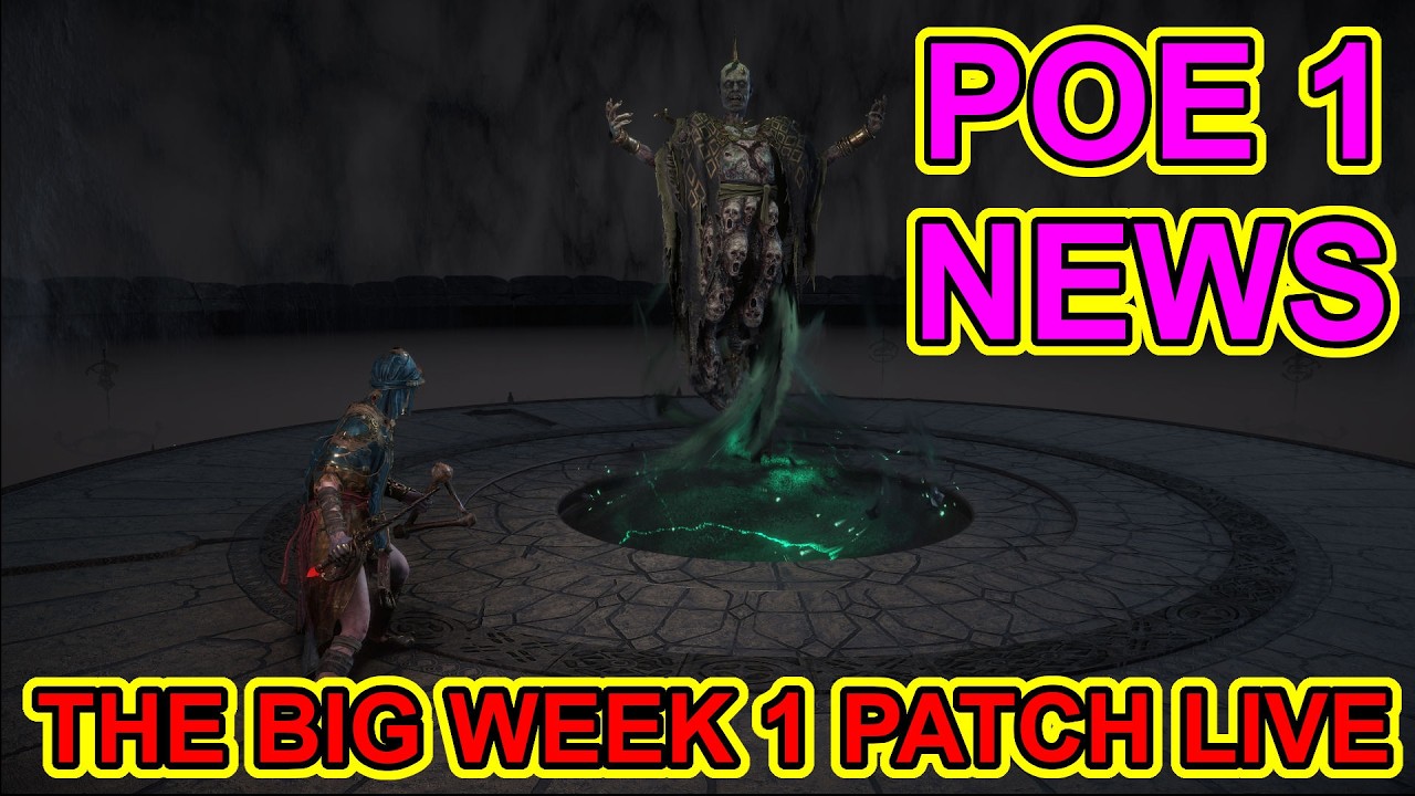 POE 1 News - Mirage Week 1 Main Patch Live - Patch Note Breakdown - Path of Exile Mirage