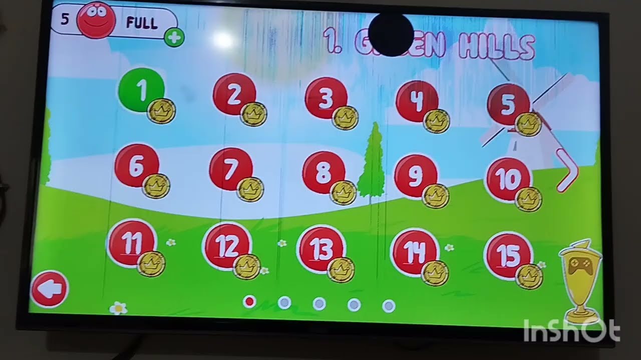 How to play Red Ball 4 game  |chapter 1 first 5 level 