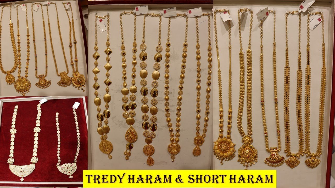 Gold Haram & Short Haram Collections (Traditional,Kerala,Coimbatore & Dubai) Saravana store Elite