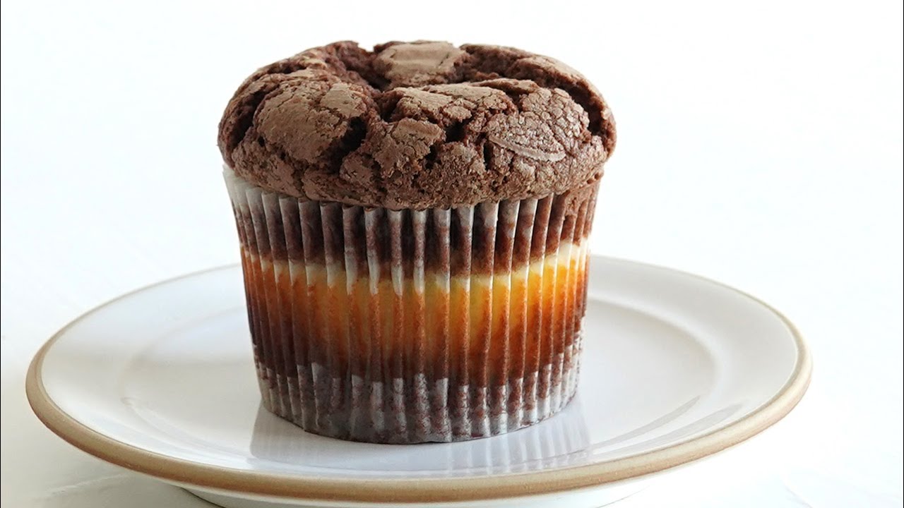 10년전부터 애정ing, 치즈&브라우니 머핀 만들기(Cheesecake brownie muffins recipe/ クリームチーズのマーブルブラウニーカップケーキ)