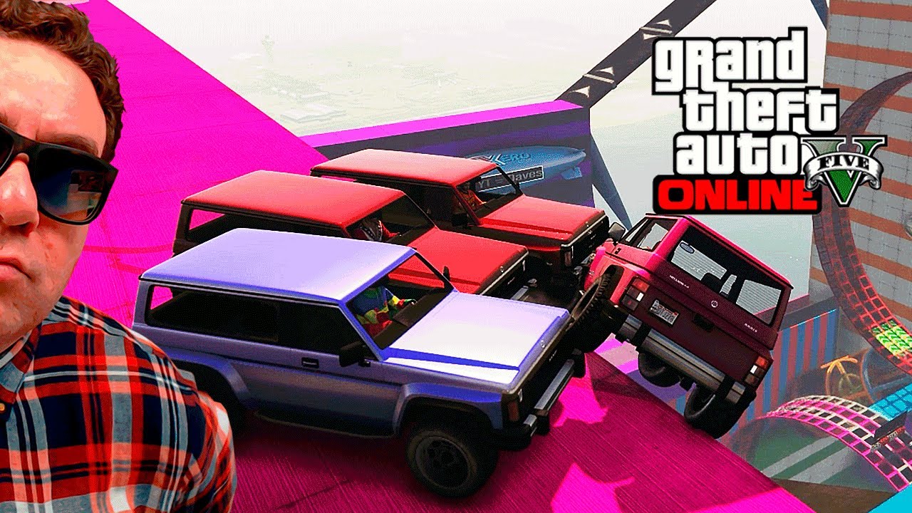 GTA V Online : PARKOUR 4X4 NA JAULA DOS RATOS