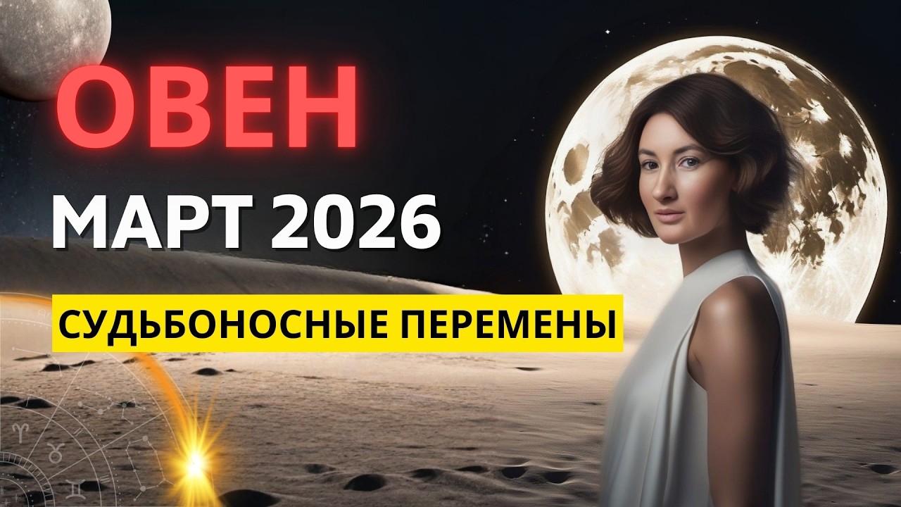 ОВЕН ♈ март 2026 — ПРИДЁТСЯ СБАВИТЬ ОБОРОТЫ