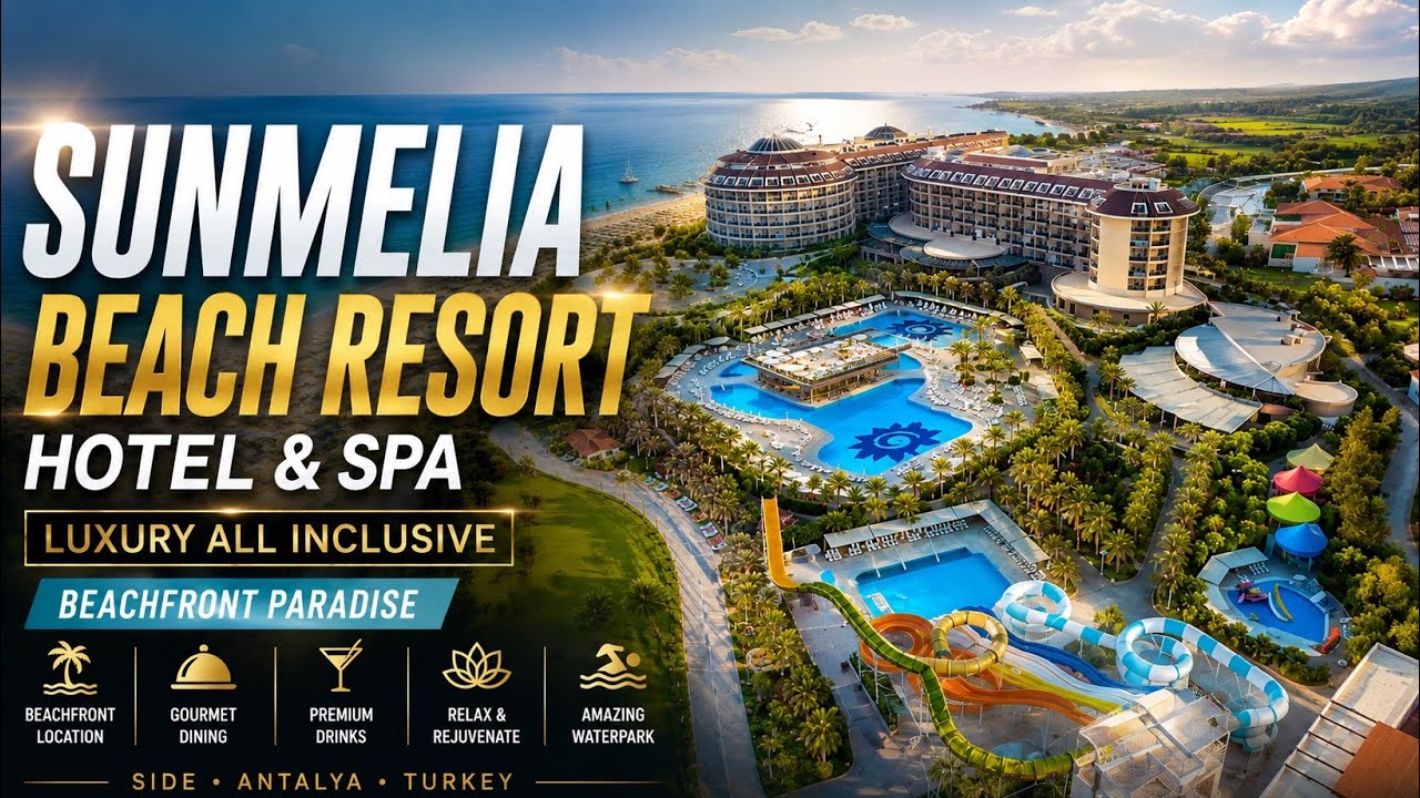 Sunmelia Beach Resort Hotel SPA Antalya Turkey 5-звездочный отель Ultra All Inclusive