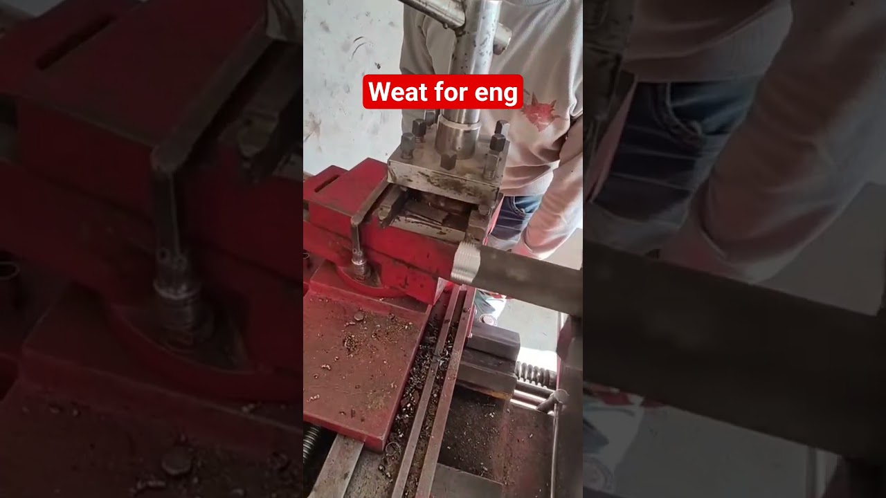 लेथ मशीन पर पाइप में चूड़ी कैसे बनाते हैं | Pipe Threading on Lathe Machine 