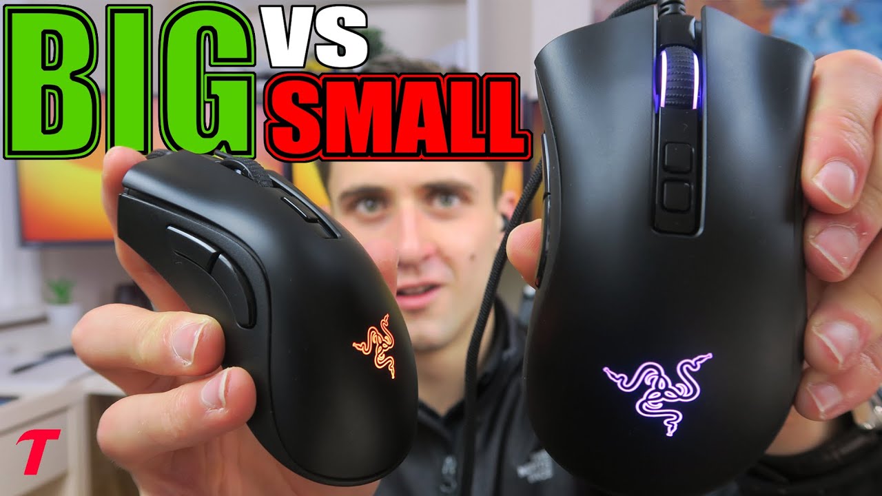 Razer Deathadder V2 vs V2 Mini - Size DOES Matter! (Gaming Mouse Comparison)