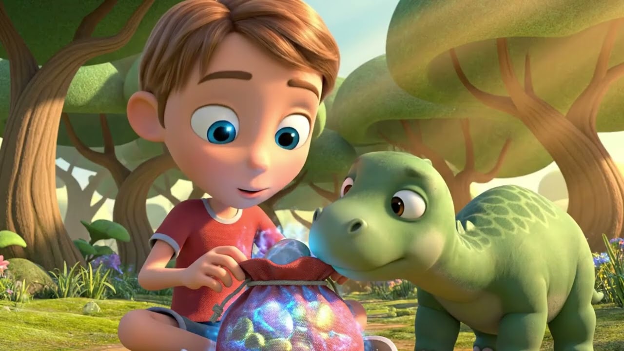 Leo & Dino Meet the Busy Squirrel 🐿️ | Everyone Has Their Own Speed | Calm Kids Animation