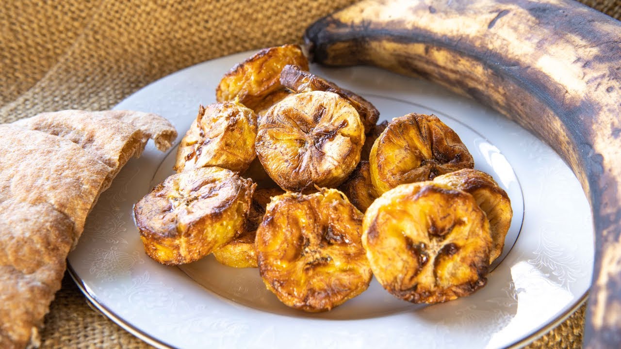 AIR-FRIED -OR- OVEN BAKED PLANTAINS
