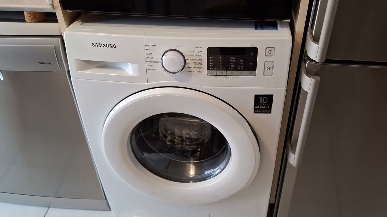 COME E' LA LAVATRICE SAMSUNG EXTRA LARGE DA 9 KG?UNBOXING & RECENSIONE ISTALLAZIONE & CONFIGURAZIONE