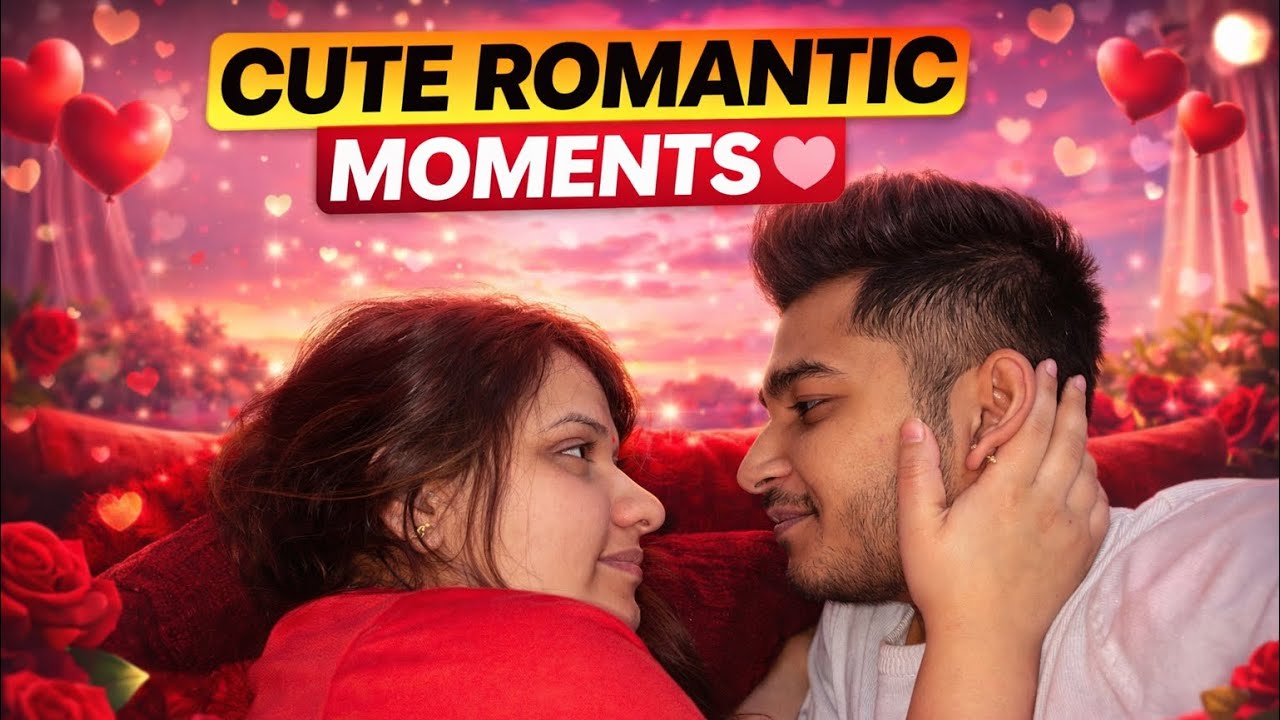 Husband Wife Cute Romantic Moments 💋♥️ | Romatic Couple Vlogs | Dimple Sourabh Vlogs