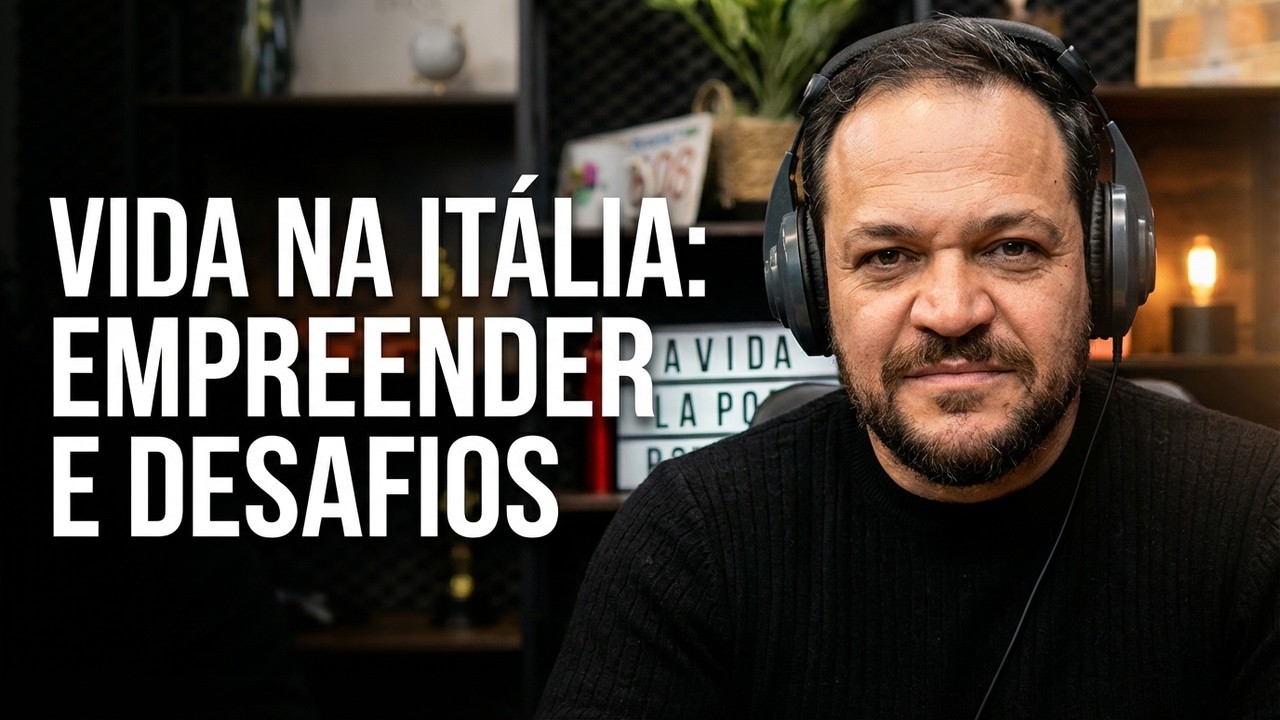Brasileiro na Itália: largou emprego fixo, virou autônomo e nunca mais voltou atrás 🇮🇹