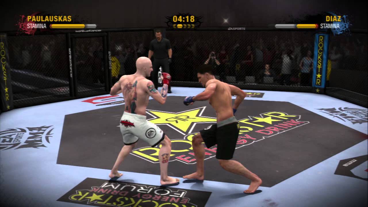 EA Sports MMA - Режим карьеры - Титульный бой против Ника Диаза