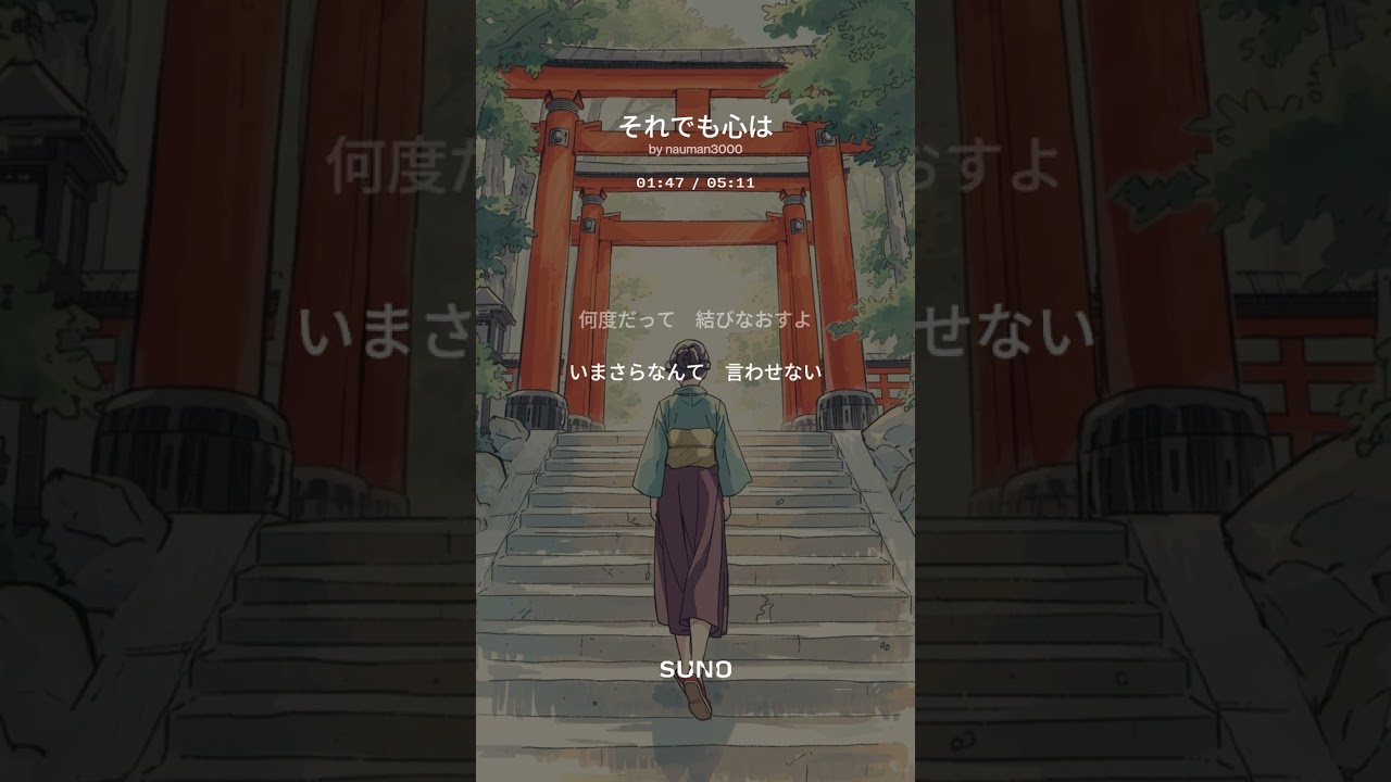 それでも心は　数えたくない不安の数を足音だけで上書きして　変わらない　世界のまま変わりたい　私だけが揺れる「それでも」と　唇が動く　  #なうまん #音楽好きな人と繋がりたい #新曲