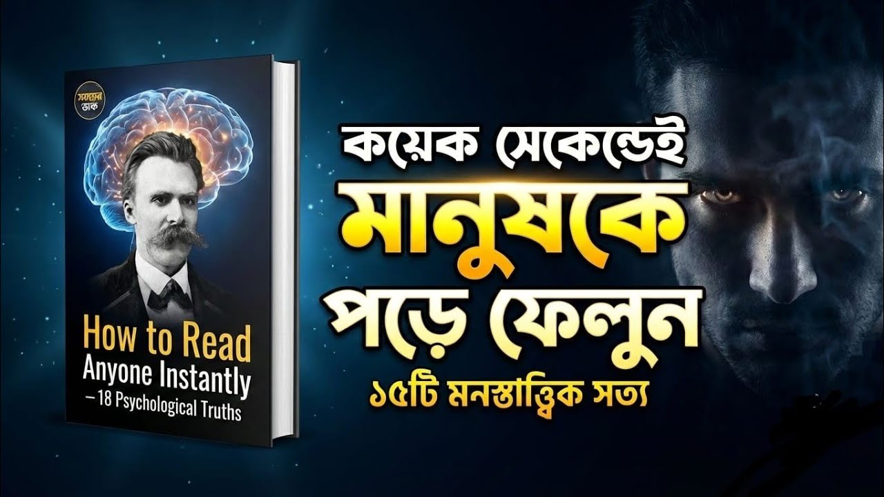 কয়েক সেকেন্ডেই মানুষকে পড়ুন | ১৫টি মনস্তাত্ত্বিক সত্য (Book Summary Bangla)