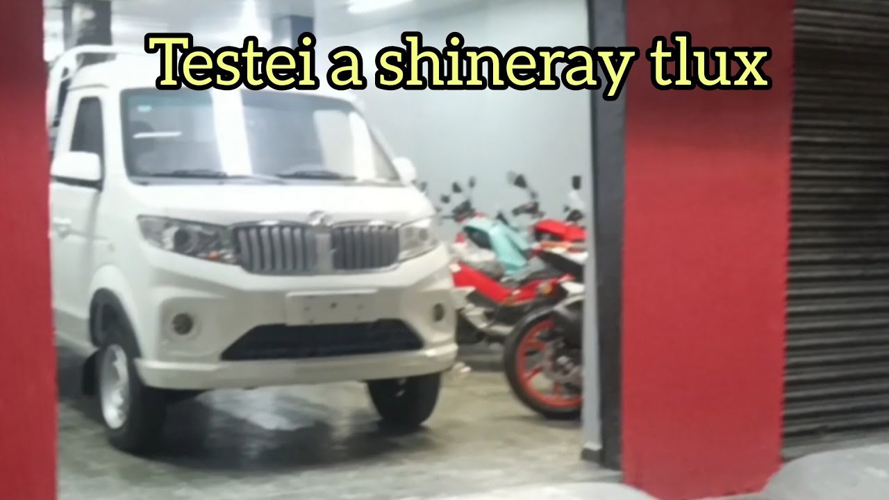 Testei a shineray tlux