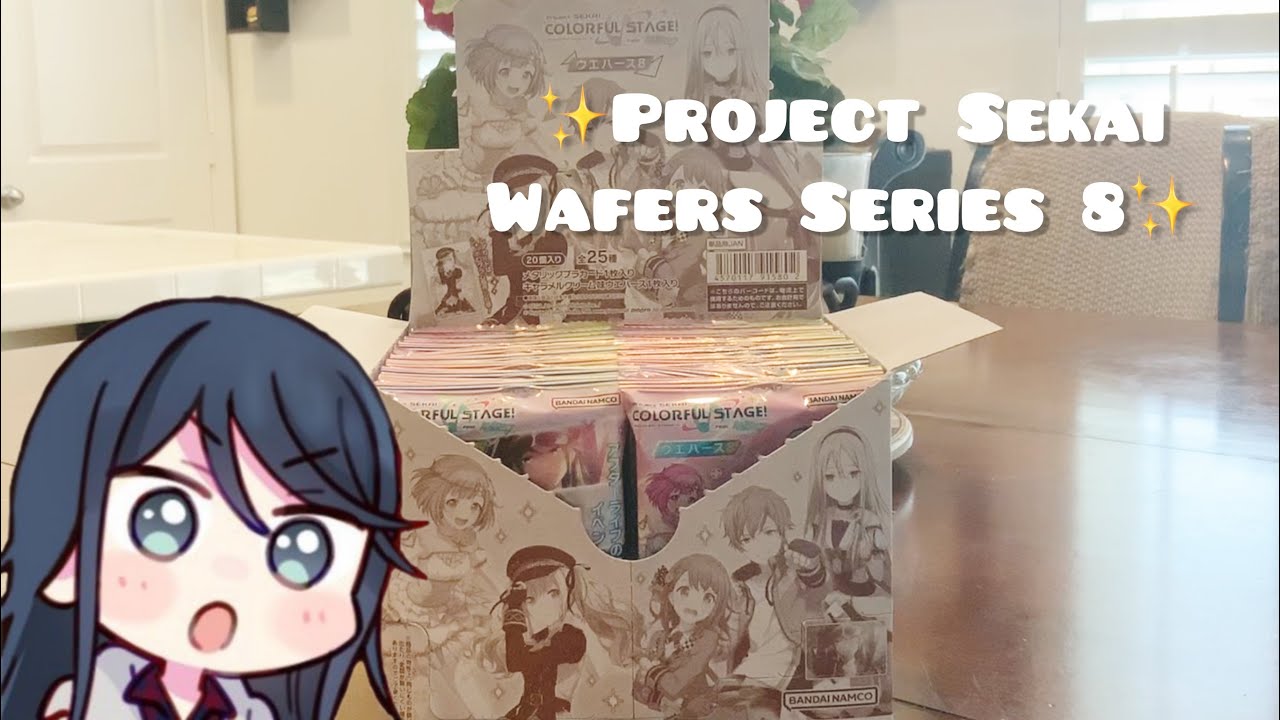 【Project Sekai Colorful Stage】Series 8 Wafer Cards Unboxing!