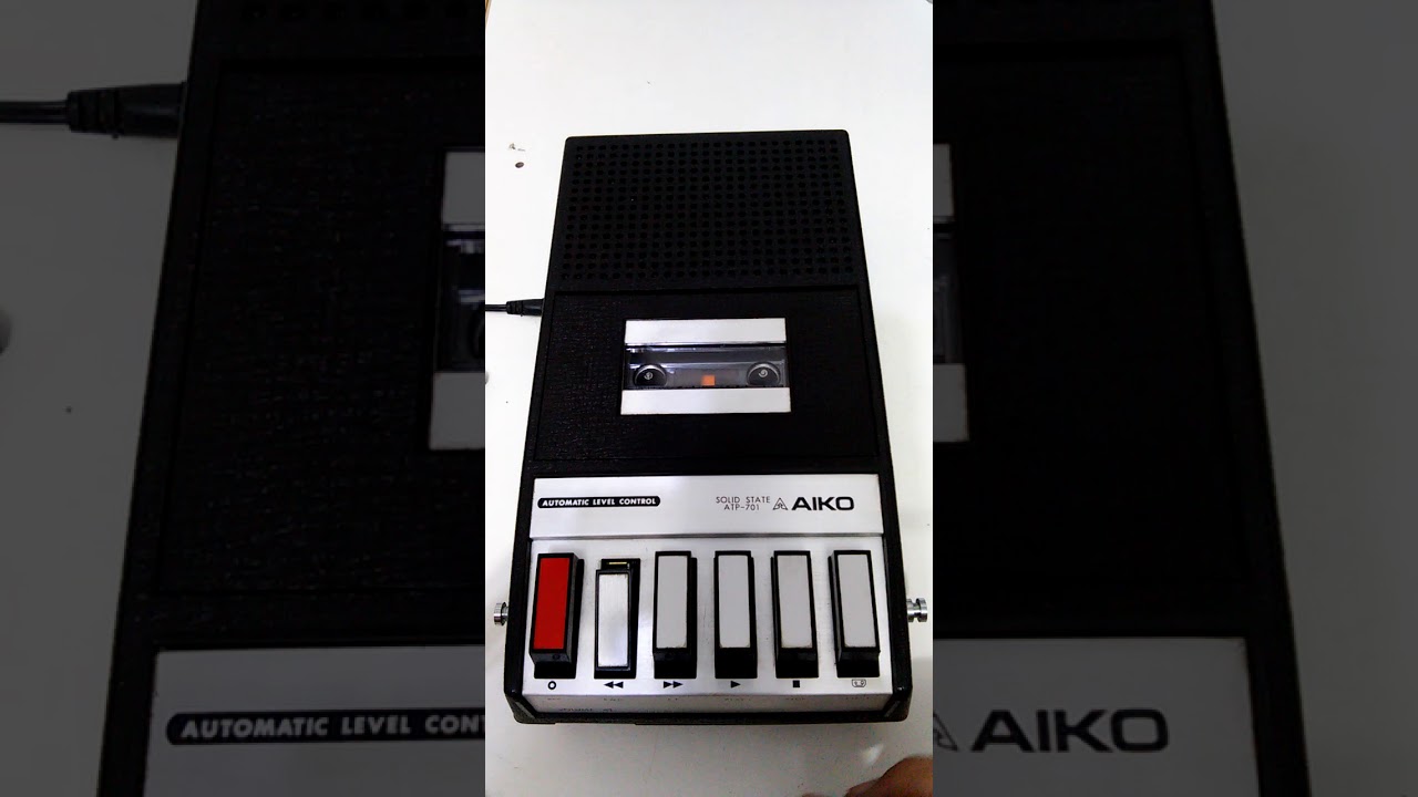 Gravador Toca Fitas K7 AIKO ATP-701 Port&aacute;til