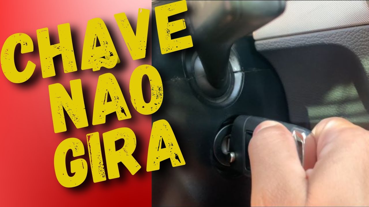 Ignição do jetta travou, chave não girava.
