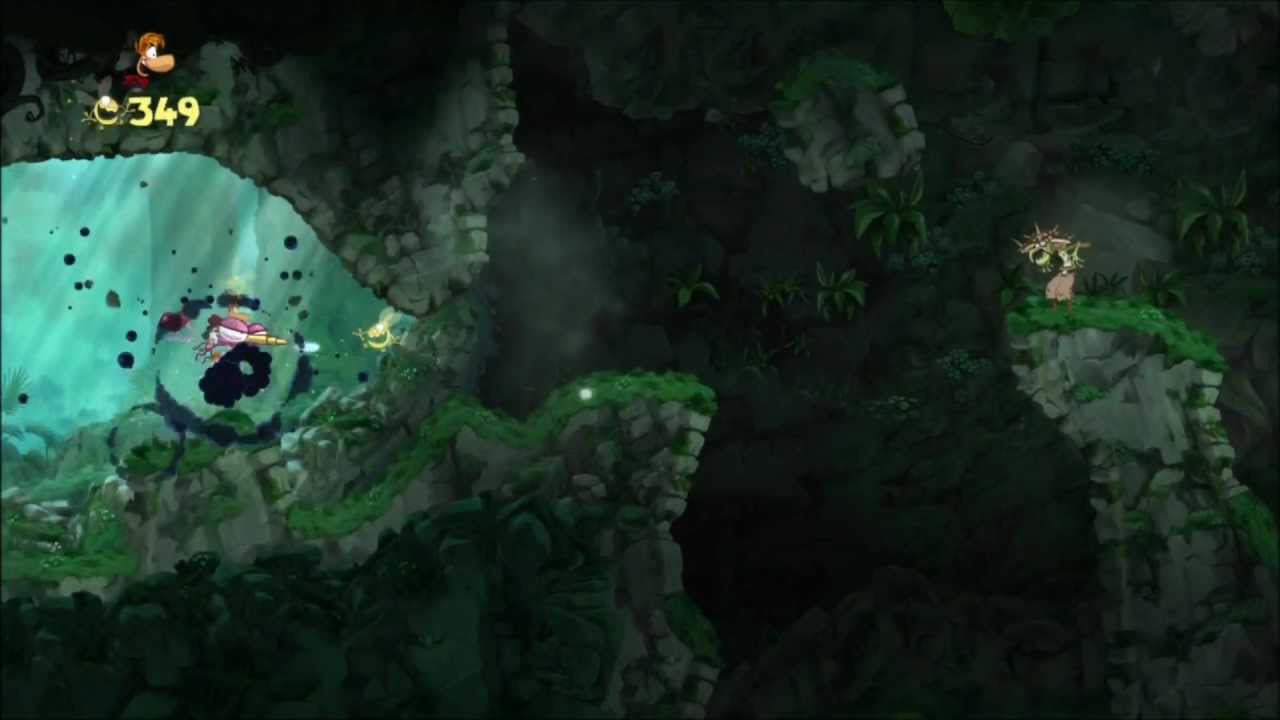 Rayman Origins (1080i HD) Walkthrough Part 57 - Climb Out - Electoons & Lum Medal