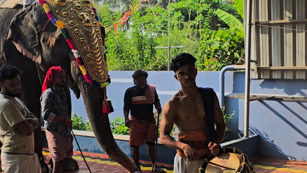 കൊറ്റുകുളങ്ങര ഭഗവതി  എഴുന്നള്ളിയപ്പോൾ