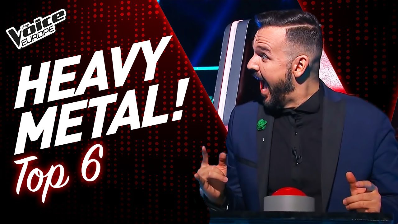 Crazy HEAVY METAL Blind Auditions and Performances on The Voice! (Part 2) | TOP 6