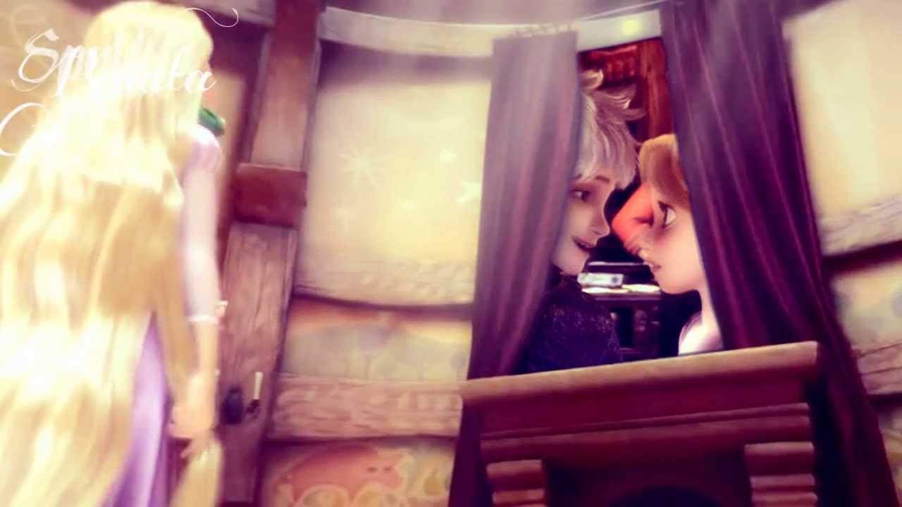 [Disney Crossover] Rapunzel/Jack Frost/Tooth - Bleeding Love