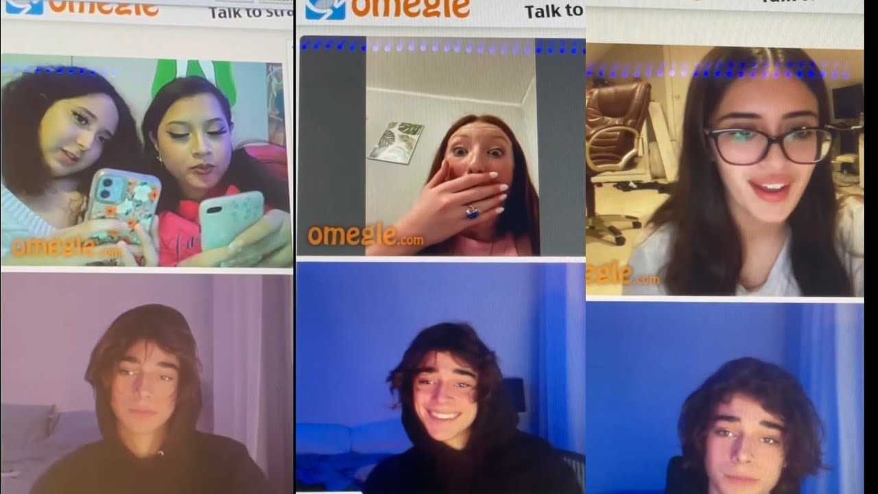 Cute Girls reaction 🥰 on hot Boy 😎 Omegle