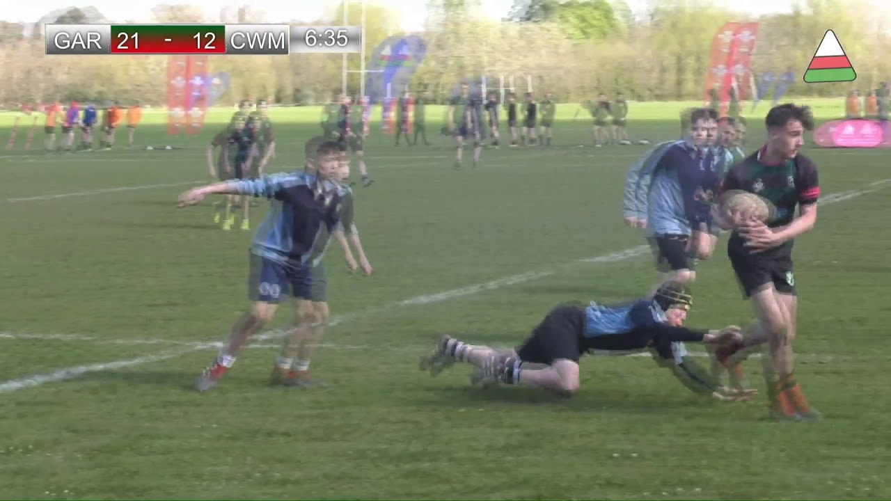 Garth Olwg v Cwm Rhondda - Bechgyn Bl.9 Cwarteri y Plat - 7 bob ochr Urdd WRU 7
