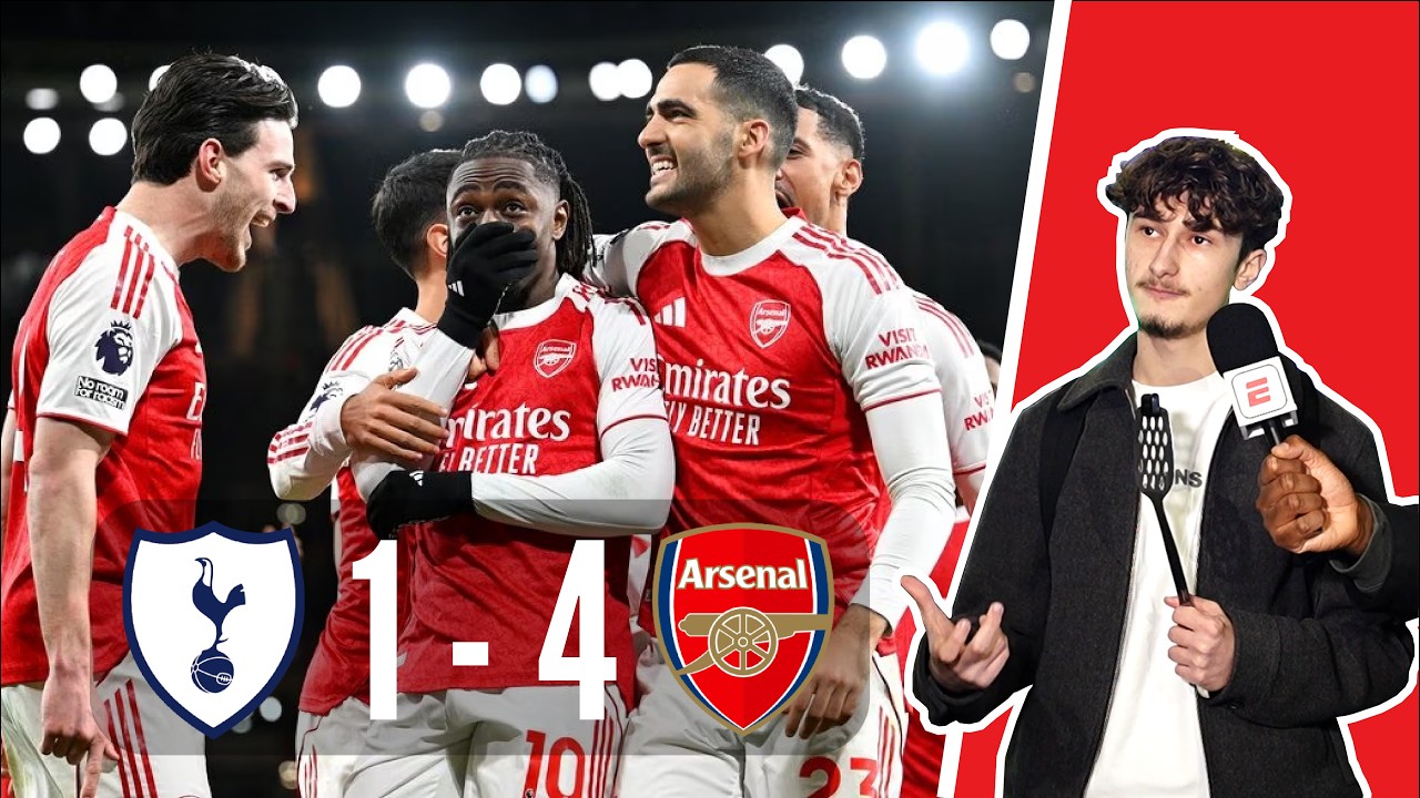 Arsenal Absolutely DESTROYED Tottenham: Tottenham 1-4 Arsenal