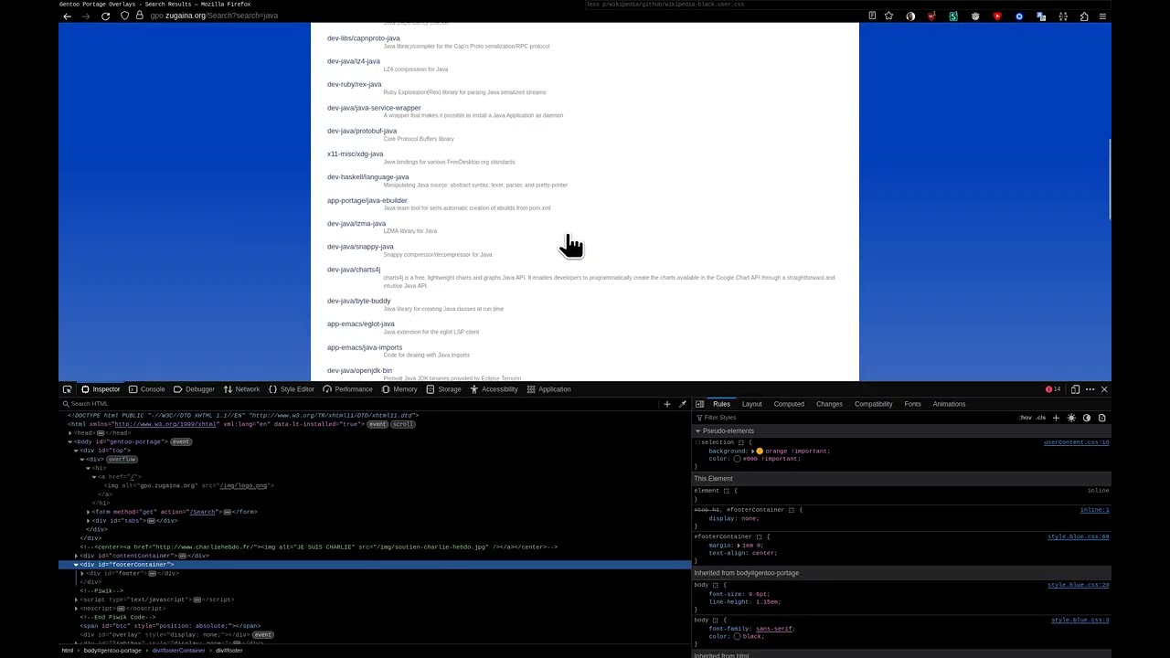 UserCSS: хочу поменять дизайн чужого сайта, на примере gpo.zugaina.org