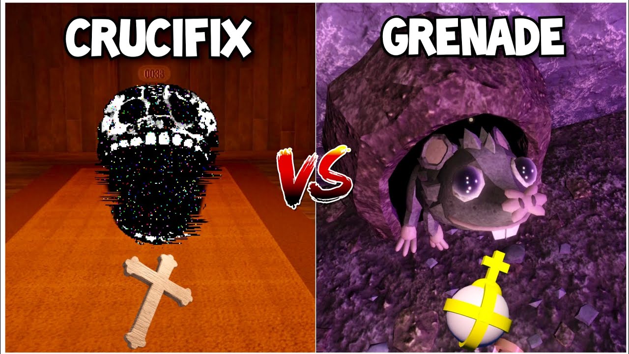 All Enemies vs Holy Hand Grenade vs Crucifix In Doors The Content Update