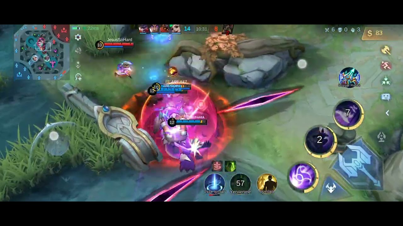 DUO GİRİP NASIL MAÇ TAŞINIR -KARRIE GAMEPLAY - W @apex47 - Mobile Legends