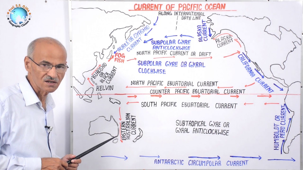 Current of Pacific Ocean | Lecture- 10 (A) | Prof.- SS Ojha | UPSC , PCS Mains Important Lecture
