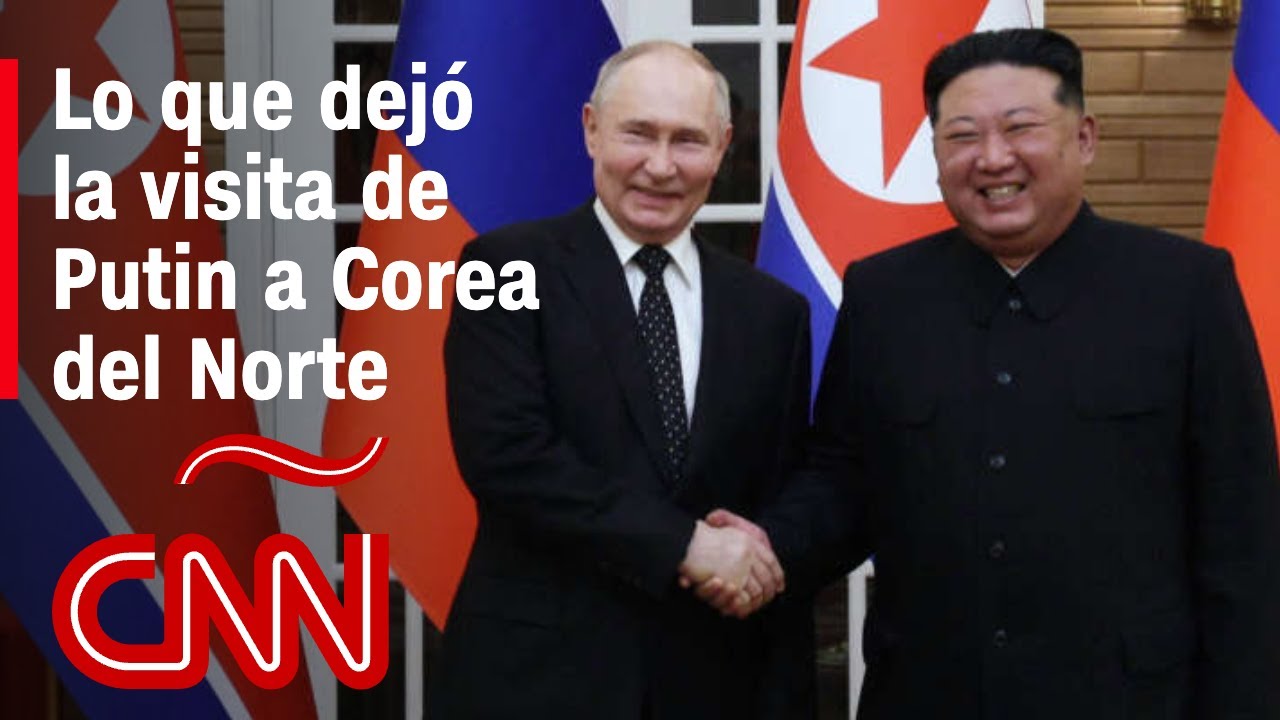 Tras visitar a Kim Jong-un, Putin dice que Rusia y Corea del Norte se ayudarán si los atacan