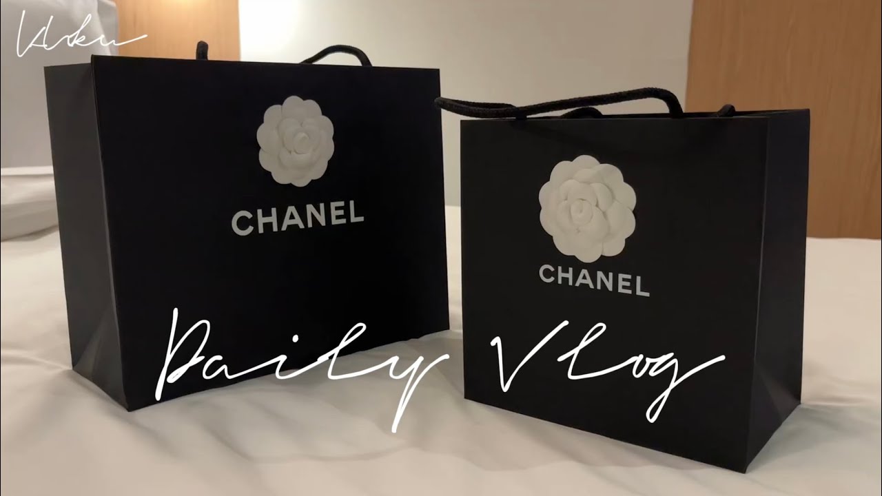 Vlog | CHANEL購入品🛍️バッグ&財布&コスメ|韓国でホテル生活🏨| 한국브이로그| Unboxing