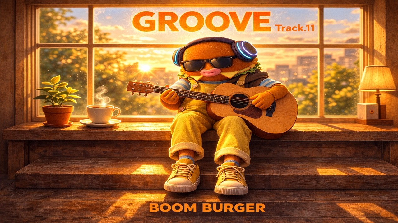 Playlist | Groove Acoustic · easy cafe mood (Work & Chill)｜붐버거 카페｜Track.11
