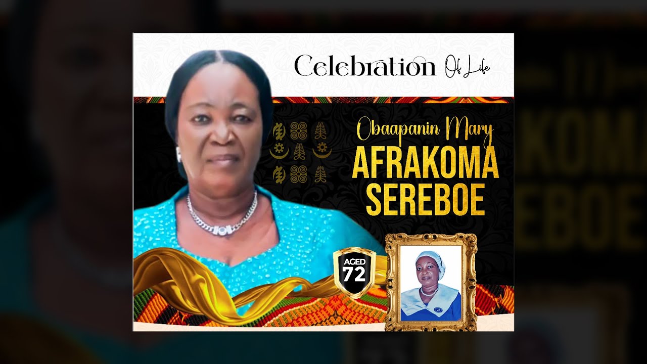 OBAAPANIN MARY AFRAKOMA SEREBOE - LAYING IN STATE