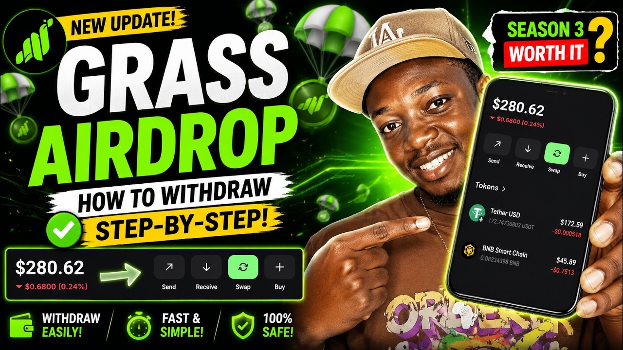 Вывод средств с аирдропа Grass на внешний кошелек уже работает &mdash; сделайте это