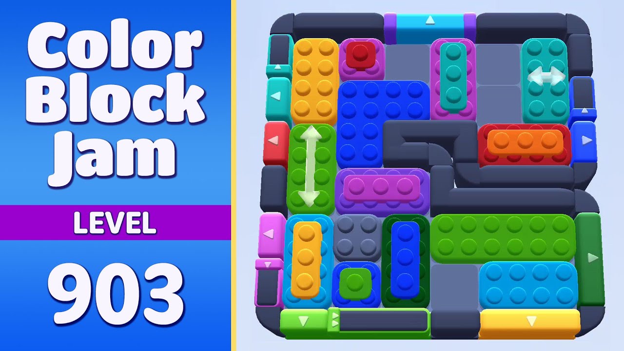 Color Block Jam Level 903 (904) | Every Puzzle Solved! 🎯