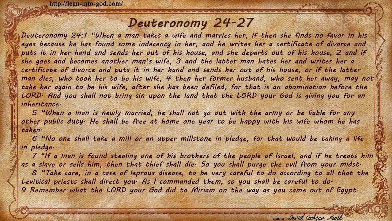 Deuteronomy 24-27
