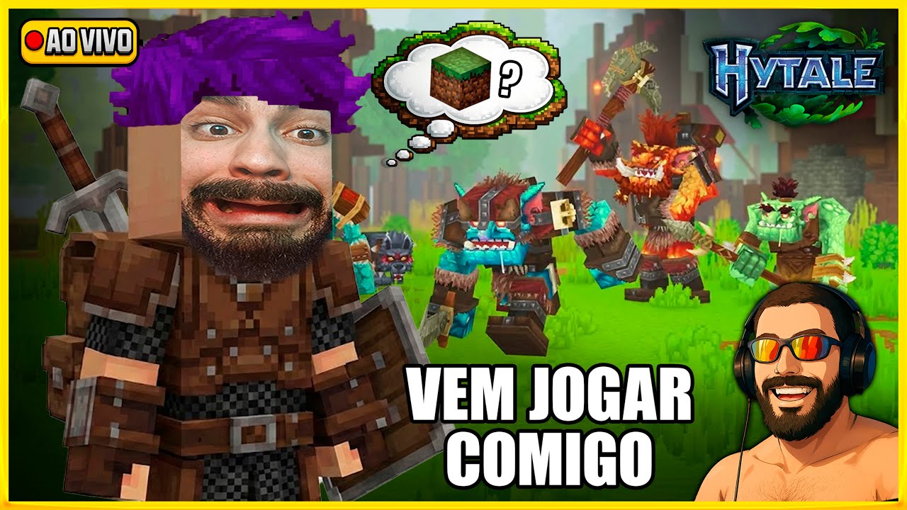 HYTALE: Sobrevivendo aos 100 DIAS! - O Início (Adeus Minecraft?)