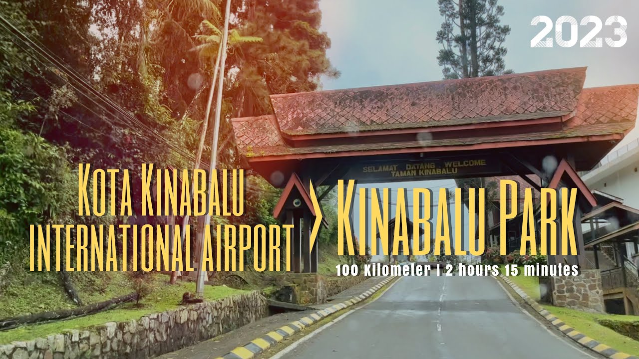 #jalan_b23 | Drive from Kota Kinabalu International Airport (KKIA) to Kinabalu Park, Sabah