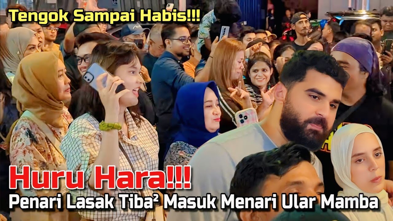 Janji Lelaki Dan Perempuan Tak Bersentuhan. Suasana Huru Hara, Penari Baju Hitam Tiba² Masuk Menari