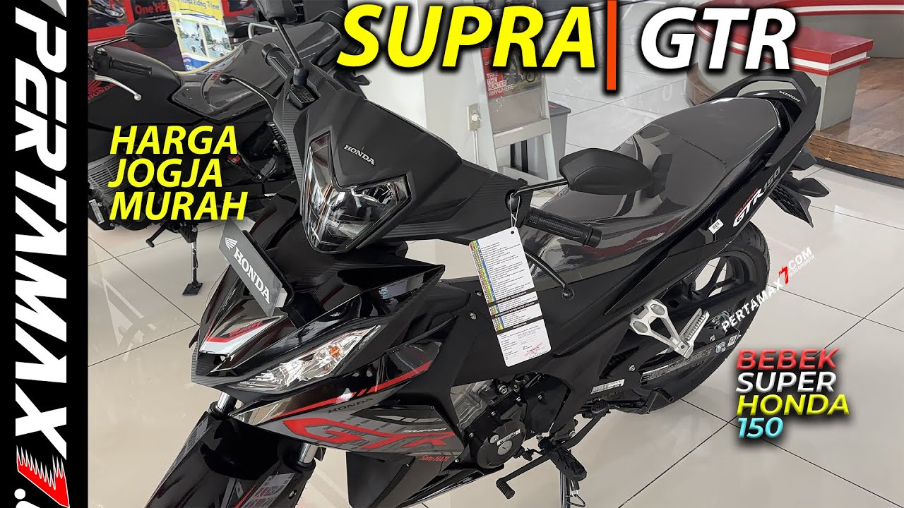 REVIEW Motor Bebek Super Honda Supra GTR 150 Hitam 2026 Harga Jogja Murah #supragtr150 #supra150