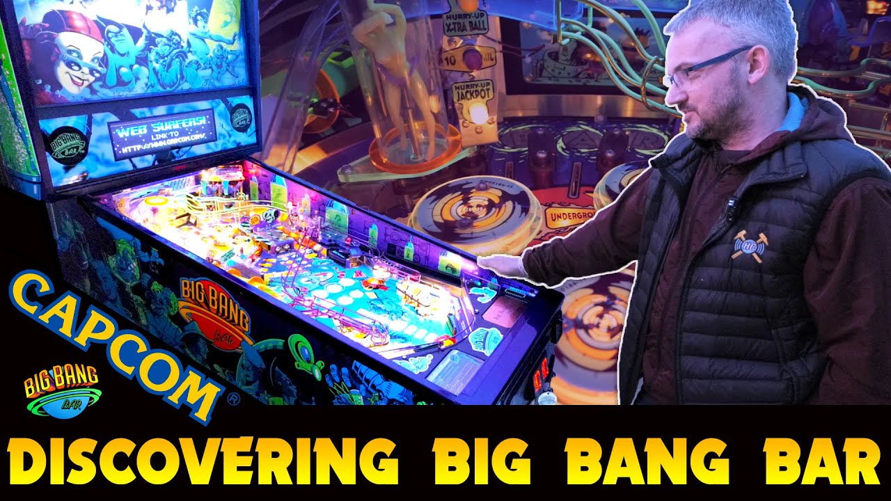 A very rare pinball machine | Big Bang Bar by Capcom | First impression | Tour | Gameplay