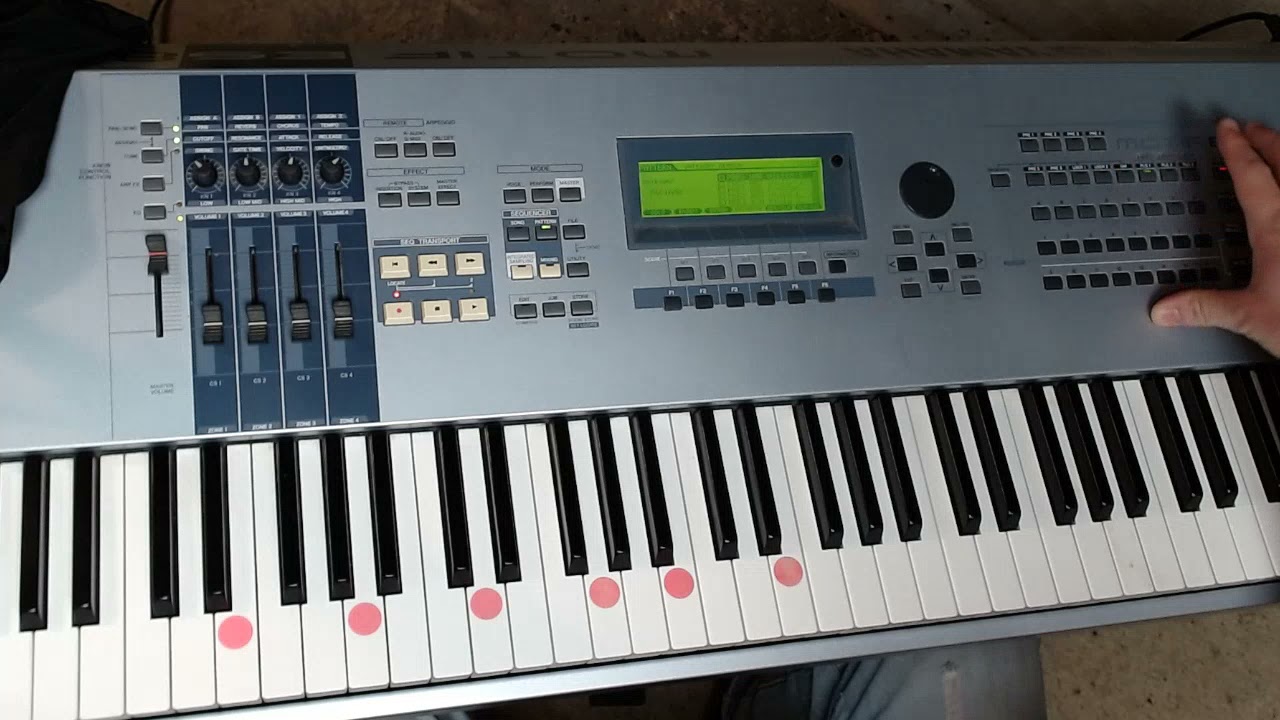 Pattern Mode in Yamaha Motif