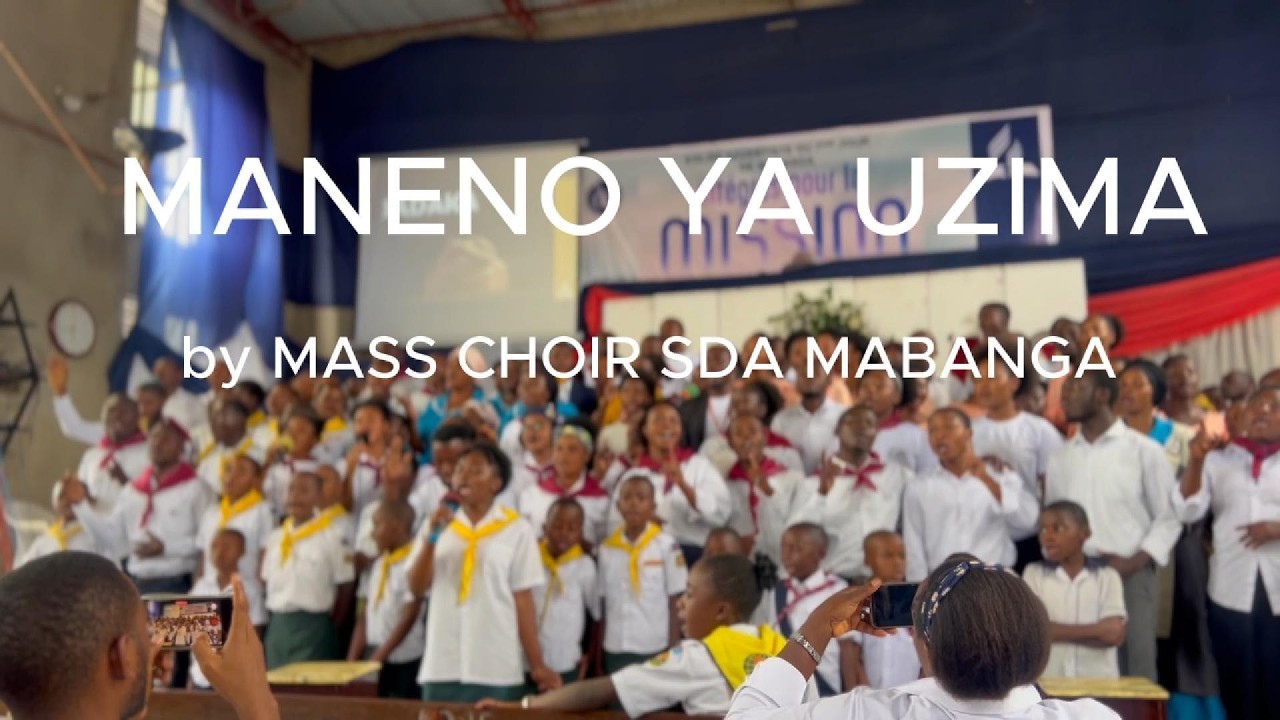 Maneno ya Uzima by Message de Trois Anges cover by Mass Choir SDA MABANGA