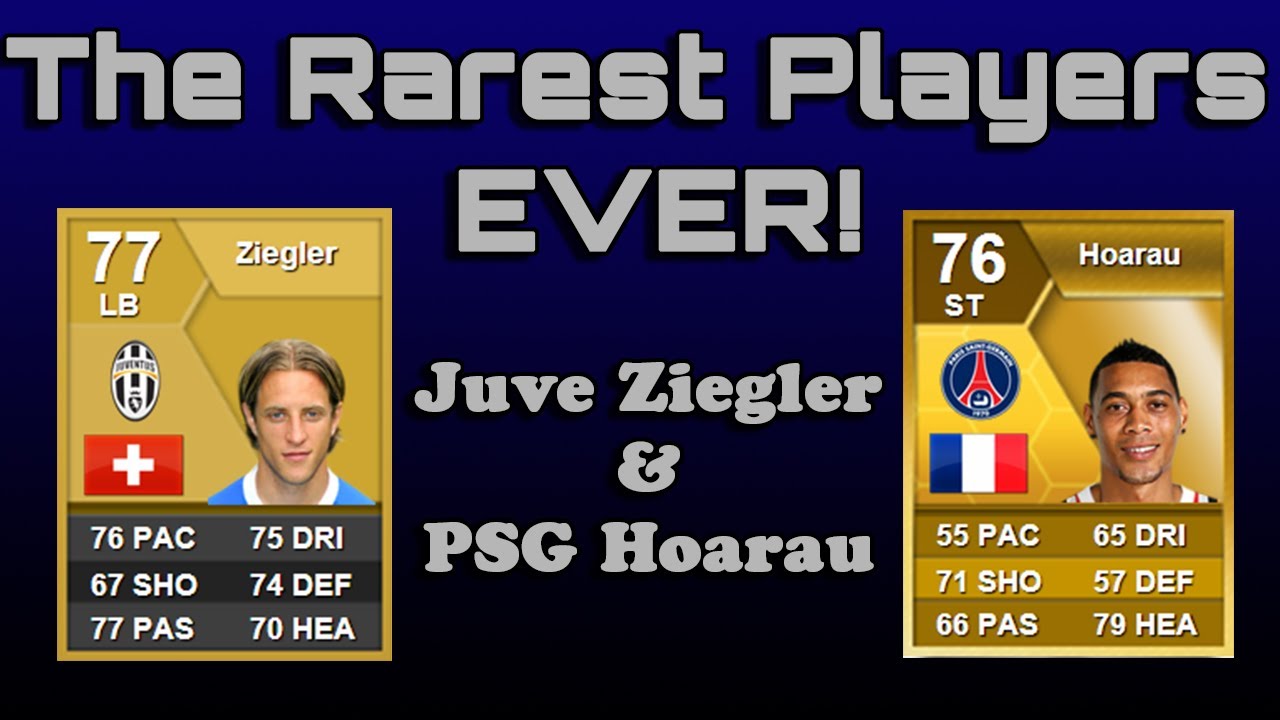 FIFA 13 - JUVENTUS ZIEGLER AND PSG HOARAU - The Rarest Players Ever - Hybrid Squad Builder