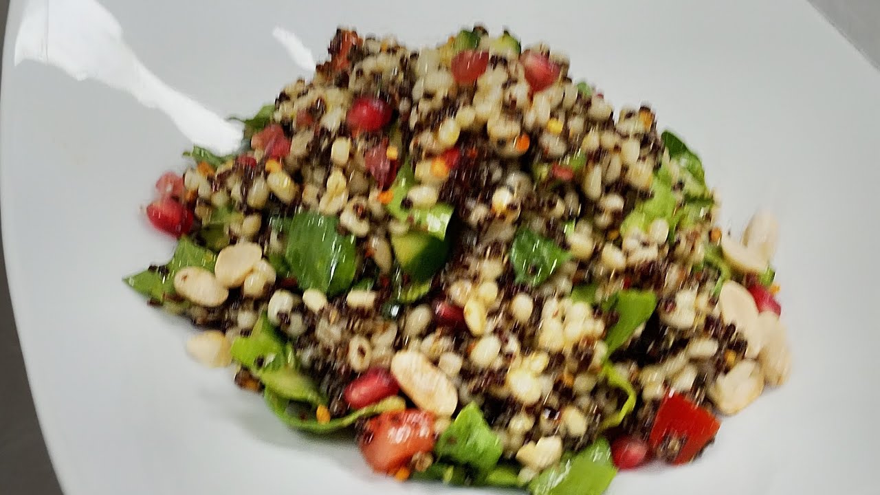 Protein-Packed Barley Quinoa Salad for Weight Loss | shabir chef