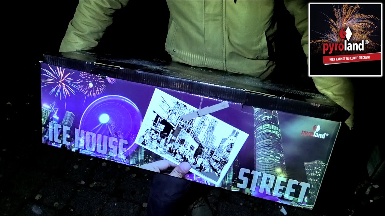 PYROLAND ICE HOUSE STREET 🎆🚀 100 SCHUSS XXL VERBUNDFEUERWERK